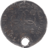 1684 MAUNDY FOURPENCE HOLED ( FAIR )