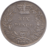 1834 SIXPENCE ( VF ) 8 - Sixpence - Cambridgeshire Coins
