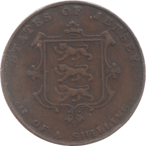 1851 JERSEY 1/13 OF A SHILLING - WORLD COINS - Cambridgeshire Coins