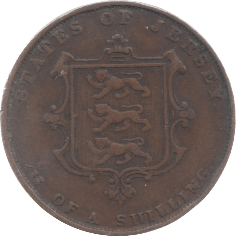 1851 JERSEY 1/13 OF A SHILLING - WORLD COINS - Cambridgeshire Coins