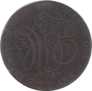 1788 DRUID PENNY TOKEN