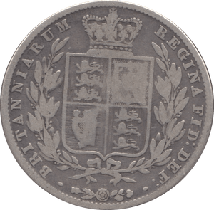1845 HALFCROWN ( NF ) 6 - Halfcrown - Cambridgeshire Coins