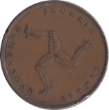 1839 PENNY ISLE OF MAN ( GVF ) - WORLD COINS - Cambridgeshire Coins