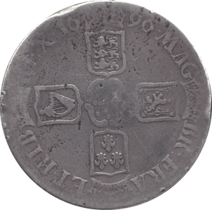 1696 CROWN WILLIAM III FINE