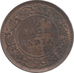 1816 HALF PICE INDIA ( AUNC )