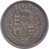 1820 SIXPENCE ( VF ) 9