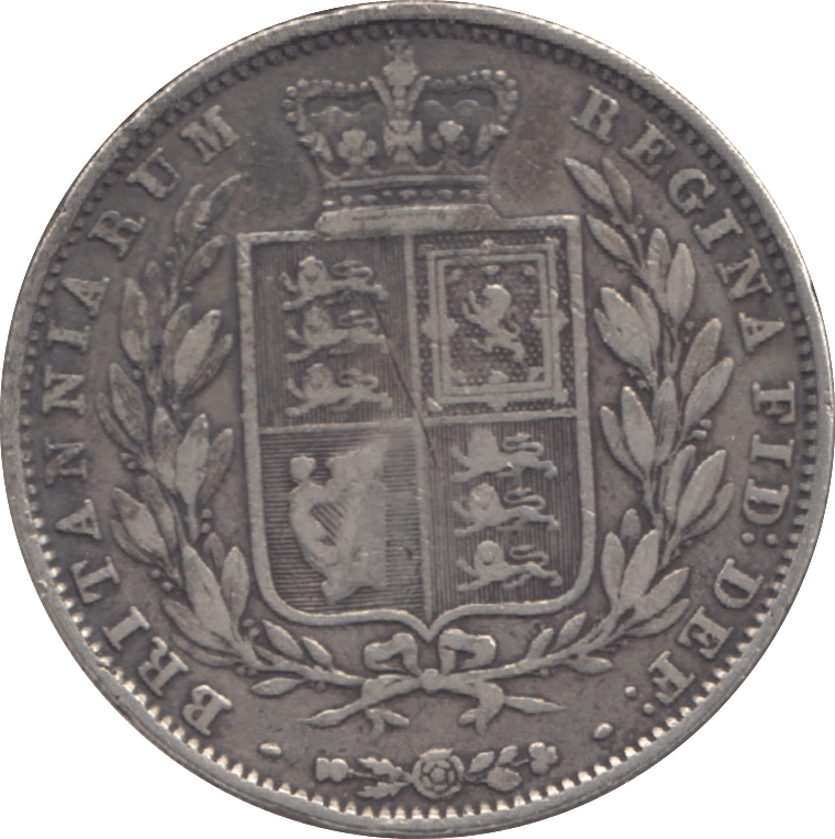 1846 HALFCROWN ( GF ) 6 - Halfcrown - Cambridgeshire Coins