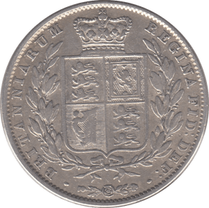 1845 HALFCROWN ( VF ) 6 - Halfcrown - Cambridgeshire Coins