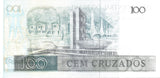 100 CRUZADOS BANCO DO BRASIL BRAZIL BANKNOTE REF 152