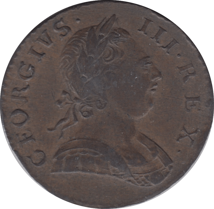 1774 HALFPENNY ( GVF )