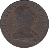 1774 HALFPENNY ( GVF )