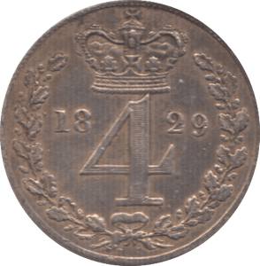 1829 MAUNDY FOURPENCE ( EF ) 4 - Maundy Coins - Cambridgeshire Coins