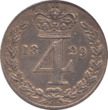 1829 MAUNDY FOURPENCE ( EF ) 4 - Maundy Coins - Cambridgeshire Coins