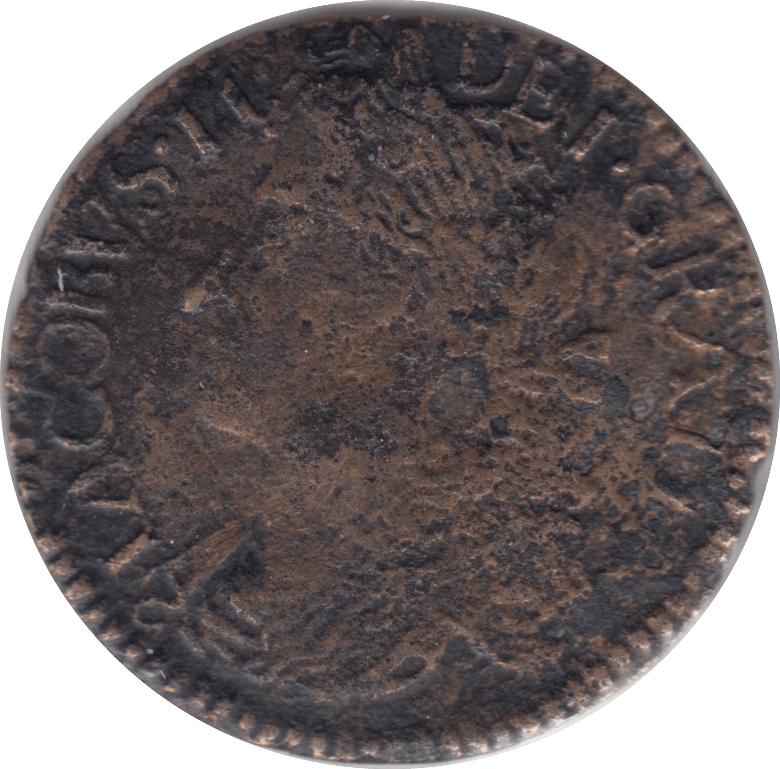 1690 GUN MONEY HALFCROWN IRELAND