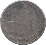 1900 SILVER 1 PESETAS SPAIN