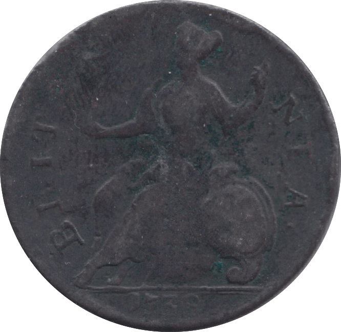 1738 HALFPENNY ( FINE ) 10