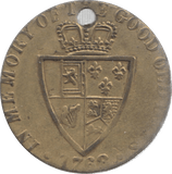 1768 GAMING TOKEN - TOY MONEY - Cambridgeshire Coins