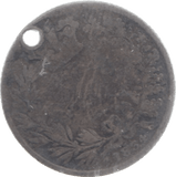 1834 INDIA SILVER ONE RUPEE HOLED - SILVER WORLD COINS - Cambridgeshire Coins