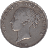 1850 HALFCROWN ( GF ) - Halfcrown - Cambridgeshire Coins