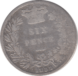 1835 SIXPENCE ( NF ) 3 - Sixpence - Cambridgeshire Coins