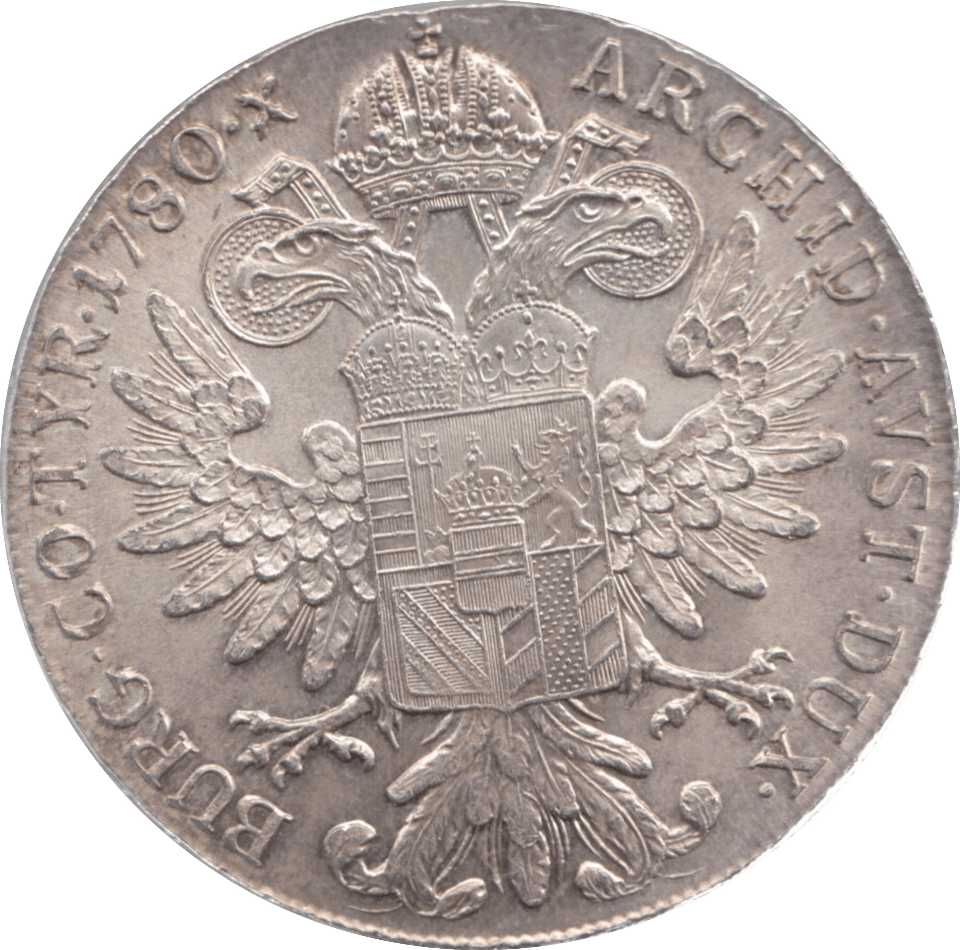 1780 SILVER THALER  MARIA THERESA REF 4