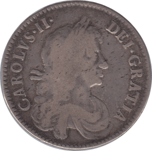 1671 HALFCROWN ( GF ) TERITO CHARLES II