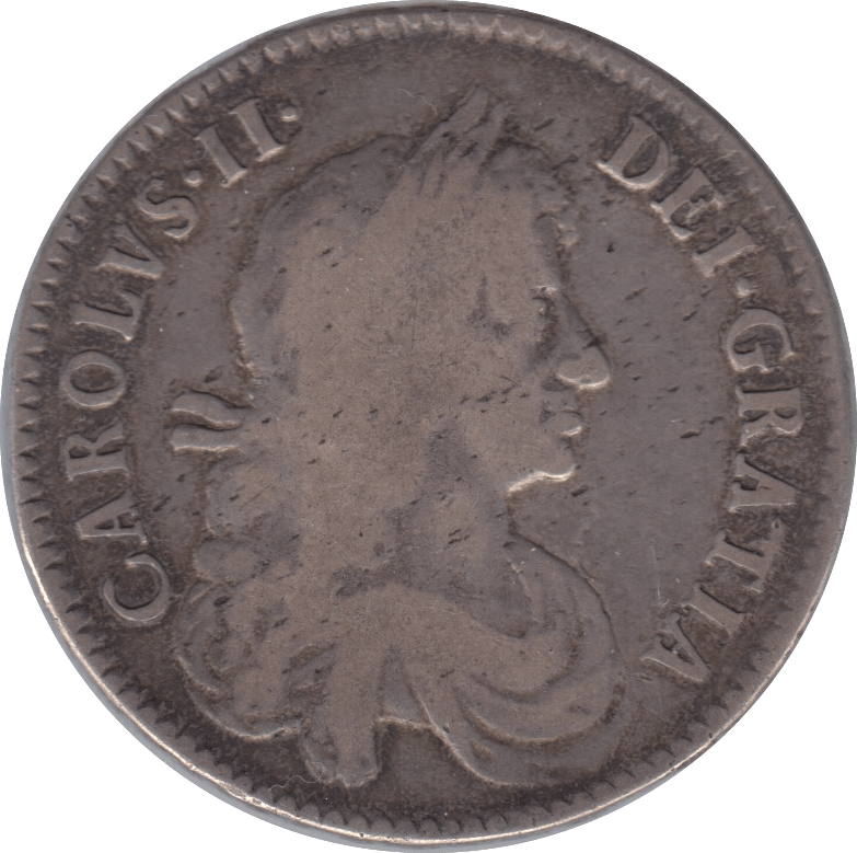1671 HALFCROWN ( GF ) TERITO CHARLES II