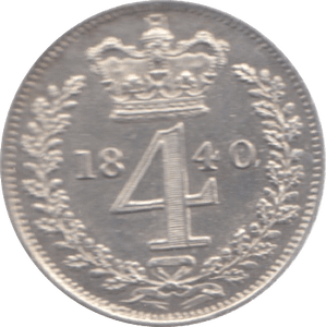 1840 MAUNDY FOURPENCE ( BU ) - Maundy Coins - Cambridgeshire Coins