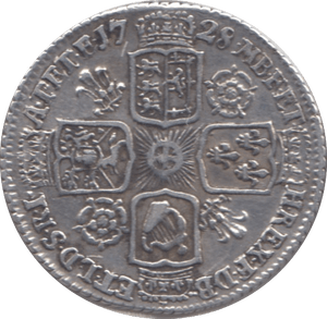 1728 SIXPENCE ( GVF )