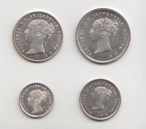 1851 MAUNDY SET VICTORIA - Maundy Set - Cambridgeshire Coins