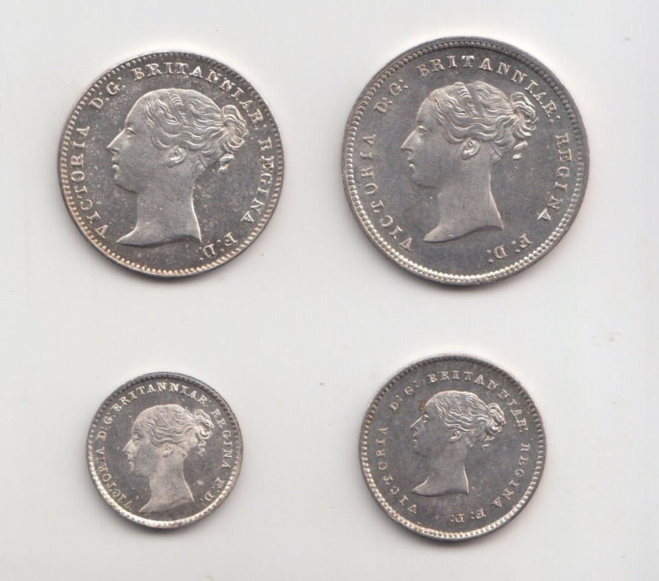 1851 MAUNDY SET VICTORIA - Maundy Set - Cambridgeshire Coins
