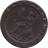 1797 TWOPENCE ( GF ) REF 1