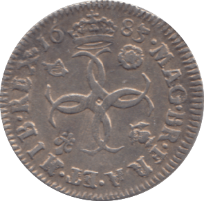 1683 MAUNDY FOURPENCE  CHARLES II ( GVF )