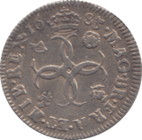 1683 MAUNDY FOURPENCE  CHARLES II ( GVF )