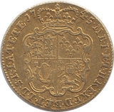 1745 GOLD ONE GUINEA GEORGE II