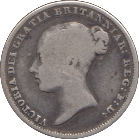 1841 SIXPENCE ( FINE ) 3 - Sixpence - Cambridgeshire Coins
