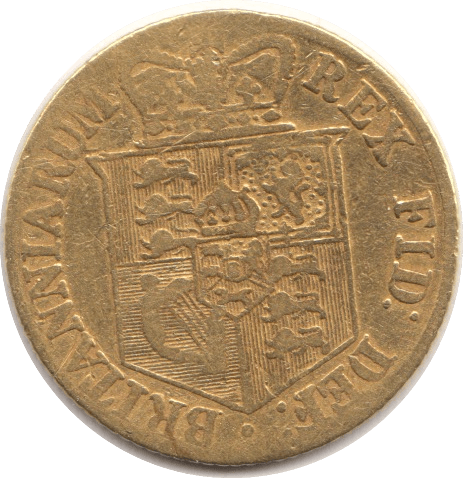 1817 GOLD HALF SOVEREIGN ( NF )