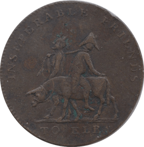 1814 NAPOLEAN DEVIL ASS EMP OF RUSSIA TOKEN ( REF 290 )