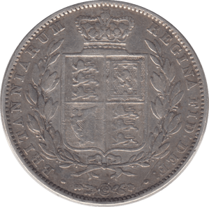 1844 HALFCROWN ( VF ) 6 - Halfcrown - Cambridgeshire Coins