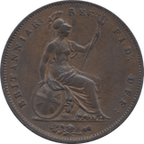 1853 PENNY ( EF ) 2 - Penny - Cambridgeshire Coins