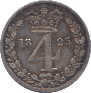 1825 MAUNDY FOURPENCE ( GVF ) - Maundy Coins - Cambridgeshire Coins