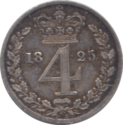 1825 MAUNDY FOURPENCE ( GVF ) - Maundy Coins - Cambridgeshire Coins