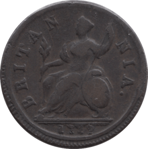 1717 FARTHING ( GF ) DUMP SCARCE