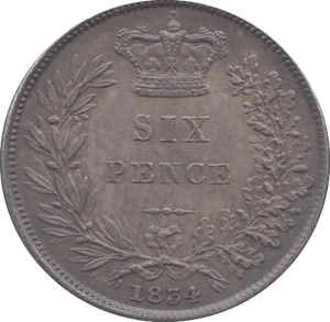 1834 SIXPENCE ( AUNC ) - Sixpence - Cambridgeshire Coins