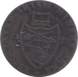 1789 IRISH MINERS HALFPENNY TOKEN