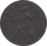 1793 FARTHING TOKEN ( REF 279 )