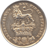 1825 SHILLING ( AUNC ) 9 GILTED - Shilling - Cambridgeshire Coins