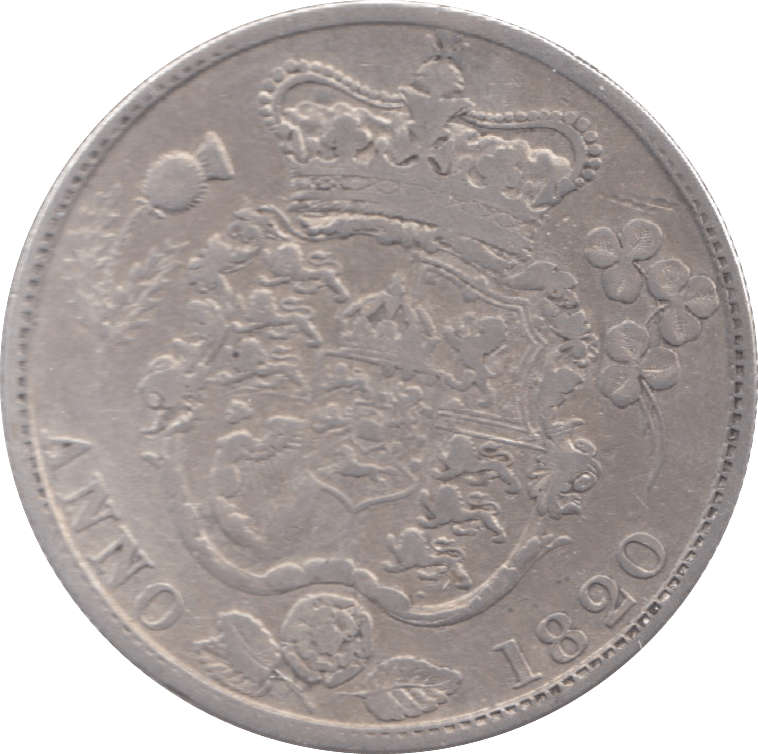 1820 HALFCROWN ( VF ) 6