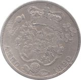 1820 HALFCROWN ( VF ) 6