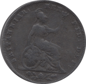 1834 FARTHING ( GF ) 5 - Farthing - Cambridgeshire Coins